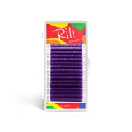 Ресницы фиолетовые Rili Sweety - 16 линий - MIX M 0.07 7-14mm