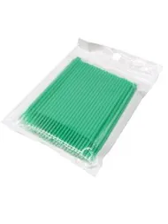 Микробраши в мягкой упаковке зелёные 2 мм 100шт в пачке Микробраши в мягкой упаковке зелёные 2 мм 100шт в пачке