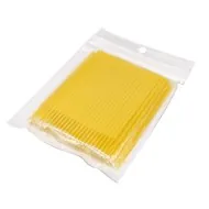 Микробраши в мягкой упаковке желтые 2,5 мм 100шт в пачке Микробраши в мягкой упаковке желтые 2,5 мм 100шт в пачке