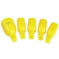 Многоразовые зажимы для снятия гель-лака для педикюра POLE (5 шт./уп.) желтые Многоразовые зажимы для снятия гель-лака для педикюра POLE (5 шт./уп.) желтые