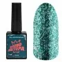 Гель-лак TNL «Слово Мастера», с глиттером №04 – зеленоглазое такси, (10 мл)