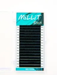 Черные ресницы Millit - MIX L 0.07 6-13мм 16 линий Черные ресницы Millit - MIX L 0.07 6-13мм 16 линий