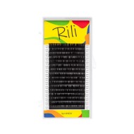 Ресницы чёрные Rili - 16 линий B 0.10 12мм
