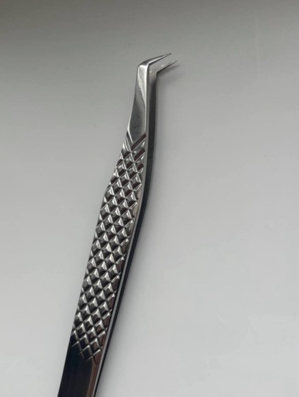 Профессиональный пинцет для наращивания ресниц SL UNIVERSE 65°