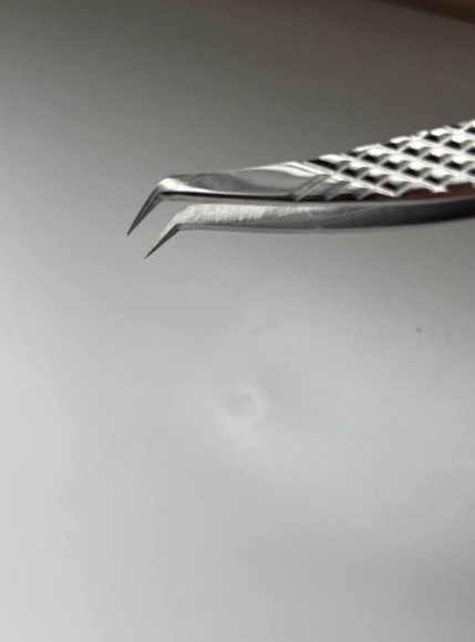 Профессиональный пинцет для наращивания ресниц SL UNIVERSE 65°