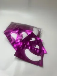 Патчи для наращивания ресниц (фиолетовые) с вырезом, 50 пар Патчи для наращивания ресниц (фиолетовые) с вырезом, 50 пар