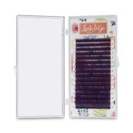Омбре ресницы Lash&Go микс 0,07/C/7-14 mm "Фиолетовый" (16 линий) Омбре ресницы Lash&Go микс 0,07/C/7-14 mm "Фиолетовый" (16 линий)