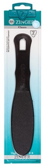 Терка педикюрная, Zinger, 2 сторонняя средняя с черной ручкой (dga-22)