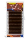 Ресницы коричневые Rili Cookie - 16 линий - MIX C 0.07 5-7мм