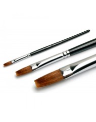 Кисть для акрила Sable Flat NCF №7 №0161, ruNail