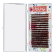 Коричневые ресницы Lash&Go микс 0,07/M/7-14 mm "Латте" (16 линий) Коричневые ресницы Lash&Go микс 0,07/M/7-14 mm "Латте" (16 линий)
