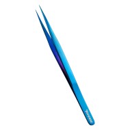 Пинцет прямой Enigma (Blue metallic) с ручной заточкой extra-sharp Пинцет прямой Enigma (Blue metallic) с ручной заточкой extra-sharp