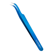 Пинцет изогнутый 90° Enigma (Blue metallic, с ручной заточкой extra-sharp) Пинцет изогнутый 90° Enigma (Blue metallic, с ручной заточкой extra-sharp)