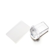 Штамп для стемпинга малый "TNL" - прозрачный