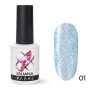 Гель-лак хамелеон PASHE со светоотражающими частицами Iguana №01 Синий, (9 мл)