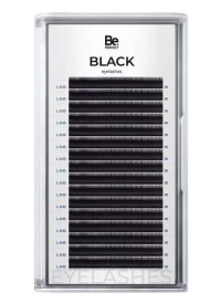 Черные ресницы Be Perfect L/0,10 10 mm, 16 линий Черные ресницы Be Perfect L/0,10 10 mm, 16 линий