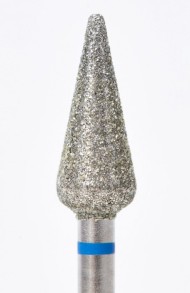 Фреза Bloom алмазная Капля 4.0*12 мм круглый край средний абразив 866.104.161.012.040