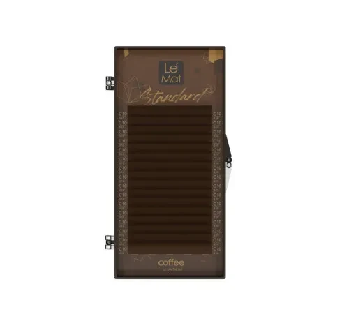 Ресницы коричневые Liberica Le Maitre "Standard Coffee" 16 линий C 0.10 11 мм 