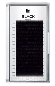 Черные ресницы Be Perfect L/0,10 13 mm, 16 линий Черные ресницы Be Perfect L/0,10 13 mm, 16 линий