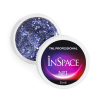 Гель для дизайна TNL InSpace, светоотражающий с голографическим глиттером №01 - оптический фиолетовы