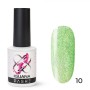 Гель-лак хамелеон PASHE со светоотражающими частицами Iguana №10 Зеленый, (9 мл)
