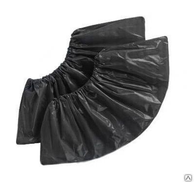 Бахилы медицинские 50 пар (100шт)  черный 