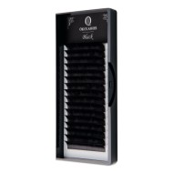 Ресницы OkoLashes серии BLACK изгиб D 0.07 15 мм, 16 линий