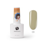 Гель-лак Mandarin sun №09 - зеленый матча, ADRICOCO, (8 мл)