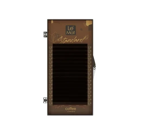 Ресницы коричневые Arabica Le Maitre "Standard Coffee" 16 линий C 0.10 12 mm