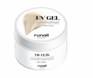 Камуфлирующий УФ-гель (цвет: Айвори), 15 г №6377, ruNail