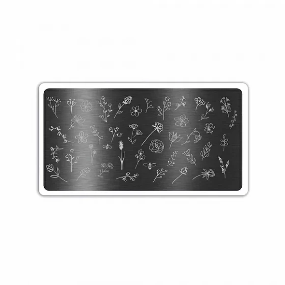 Пластина для стемпинга №6184 ruNail