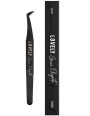 Пинцет для наращивания ресниц Lovely NanoFiber, серия Grace Elegante Black, тип Круглый сапожок