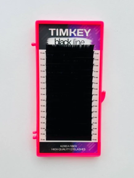 Черные ресницы Timkey MD 0.07 06mm 16 линий Черные ресницы Timkey MD 0.07 06mm 16 линий