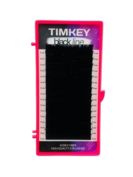 Черные ресницы Timkey MD 0.07 07mm 16 линий