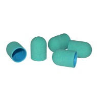 Колпачек насадка абразивный, для педикюра и маникюра, зеленый, 16*25 мм