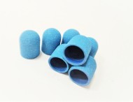 Колпачок насадка абразивный, для педикюра и маникюра, синий, 13*20 мм