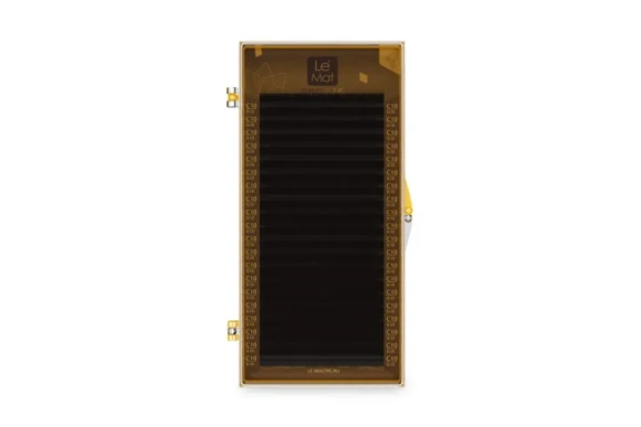 Ресницы коричневые Tiramisu Le Maitre "Bronze" 20 линий D 0.07 08 mm