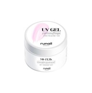 Камуфлирующий УФ-гель (цвет: сияющий лавандовый туман), 15 г №4066, ruNail Камуфлирующий УФ-гель (цвет: сияющий лавандовый туман), 15 г №4066, ruNail