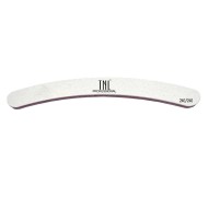 Пилка для ногтей бумеранг 240/240 улучшенное качество (белая) в индив. упаковке TNL