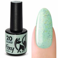 Гель-лак с разноцветными частицами, светится в темноте (Gel polish LOLLIPOP) #20, 8 ml, Foxy Expert