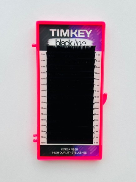 Черные ресницы Timkey L 0.10 11mm 16 линий