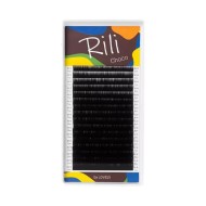 Ресницы темно-коричневые Rili Choco M 0.10 15мм - 16 линий Ресницы темно-коричневые Rili Choco M 0.10 15мм - 16 линий