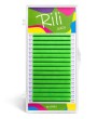 Ресницы неоновые зеленые Rili Juicy - 16 линий - MIX D 0.07 7-14мм