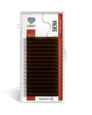 Ресницы коричневые Lovely Siena - 16 линий - MIX L 0.07 6-13 mm Ресницы коричневые Lovely Siena - 16 линий - MIX L 0.07 6-13 mm