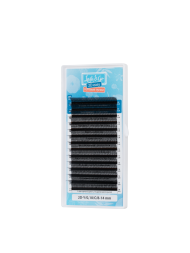Черные ресницы Lash&Go микс готовые пучки Y 2D 0.10/D/8-14 mm 14 линий