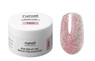 Моделирующий УФ-гель светоотражающий BUILDER UV GEL REFLECTIVE DIAMOND, 15г №9819, ruNail