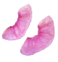 Носки одноразовые упаковка (50шт) в индивидуальной упаковке (розовые)