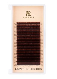Ресницы коричневые BARBARA Truffle МИКС D 0.07 7-15mm 16 линий