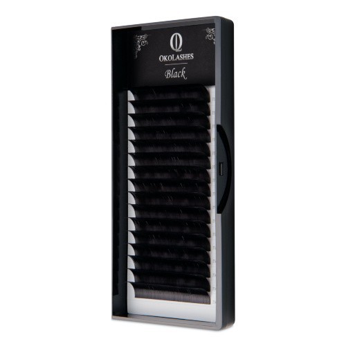 Ресницы OkoLashes серии BLACK изгиб C 0.07 8 мм, 16 линий Ресницы OkoLashes серии BLACK изгиб C 0.07 8 мм, 16 линий