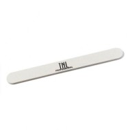 Пилка для ногтей тонкая 120/240 улучшенное качество (белая) в индив. упаковке (пласт. основа) TNL